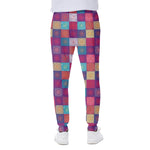 Boho Mandala Patchwork Pattern Print Scuba Joggers