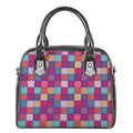 Boho Mandala Patchwork Pattern Print Shoulder Handbag