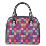 Boho Mandala Patchwork Pattern Print Shoulder Handbag