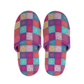 Boho Mandala Patchwork Pattern Print Slippers