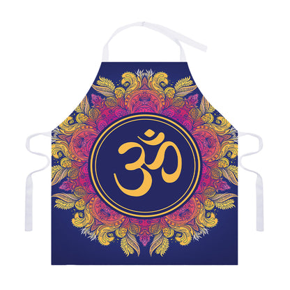 Boho Om Mandala Print Adjustable Apron