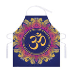 Boho Om Mandala Print Adjustable Apron