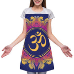 Boho Om Mandala Print Adjustable Apron