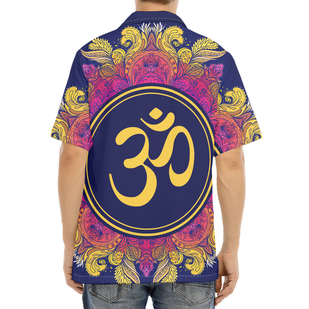 Boho Om Mandala Print Aloha Shirt