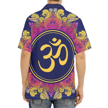 Boho Om Mandala Print Aloha Shirt