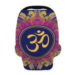 Boho Om Mandala Print Baby Seat Cover