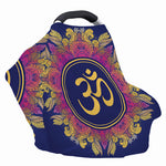 Boho Om Mandala Print Baby Seat Cover