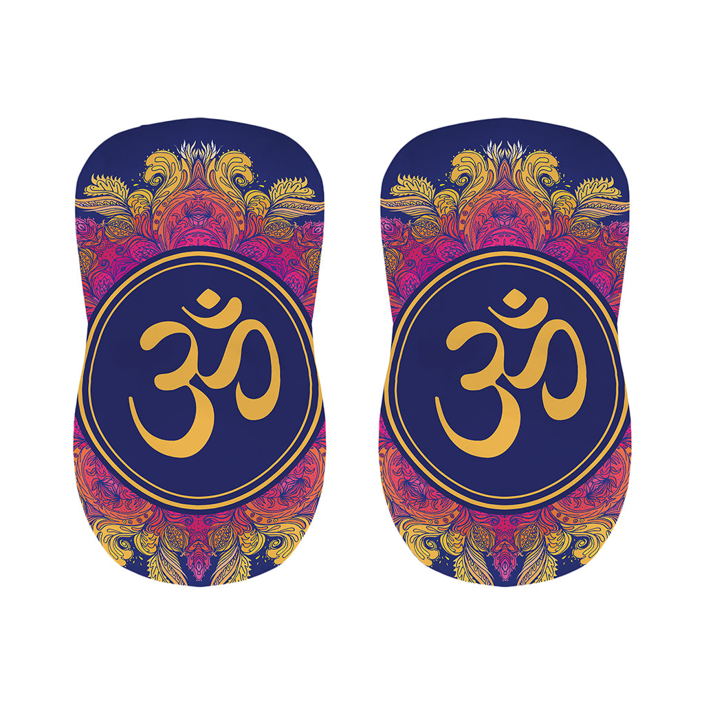 Boho Om Mandala Print Bar Stool Covers