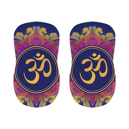 Boho Om Mandala Print Bar Stool Covers