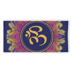 Boho Om Mandala Print Beach Towel