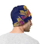 Boho Om Mandala Print Beanie