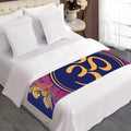 Boho Om Mandala Print Bed Runner