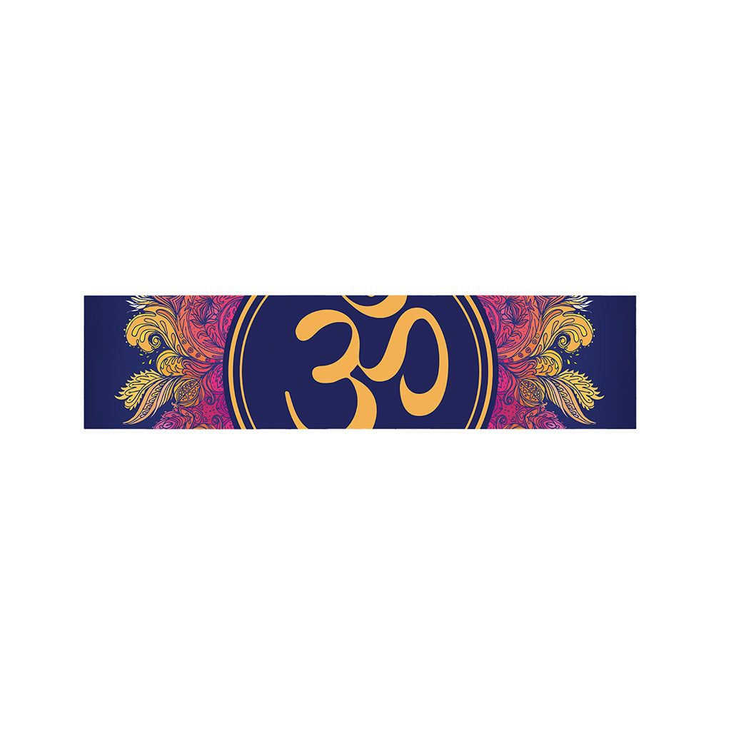 Boho Om Mandala Print Bed Runner