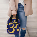 Boho Om Mandala Print Bible Tote Bag