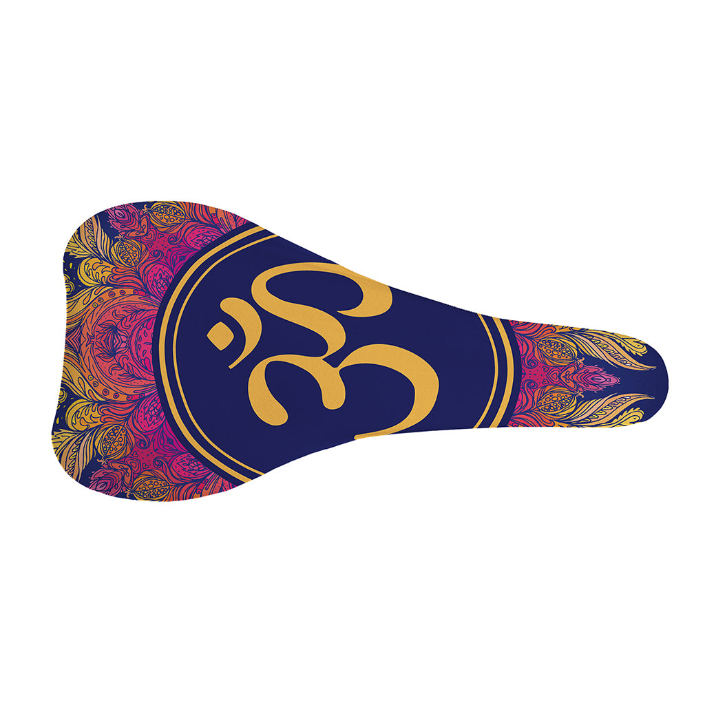 Boho Om Mandala Print Bicycle Seat Cover