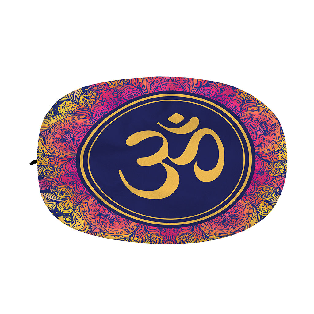Boho Om Mandala Print Car Side Mirror Covers