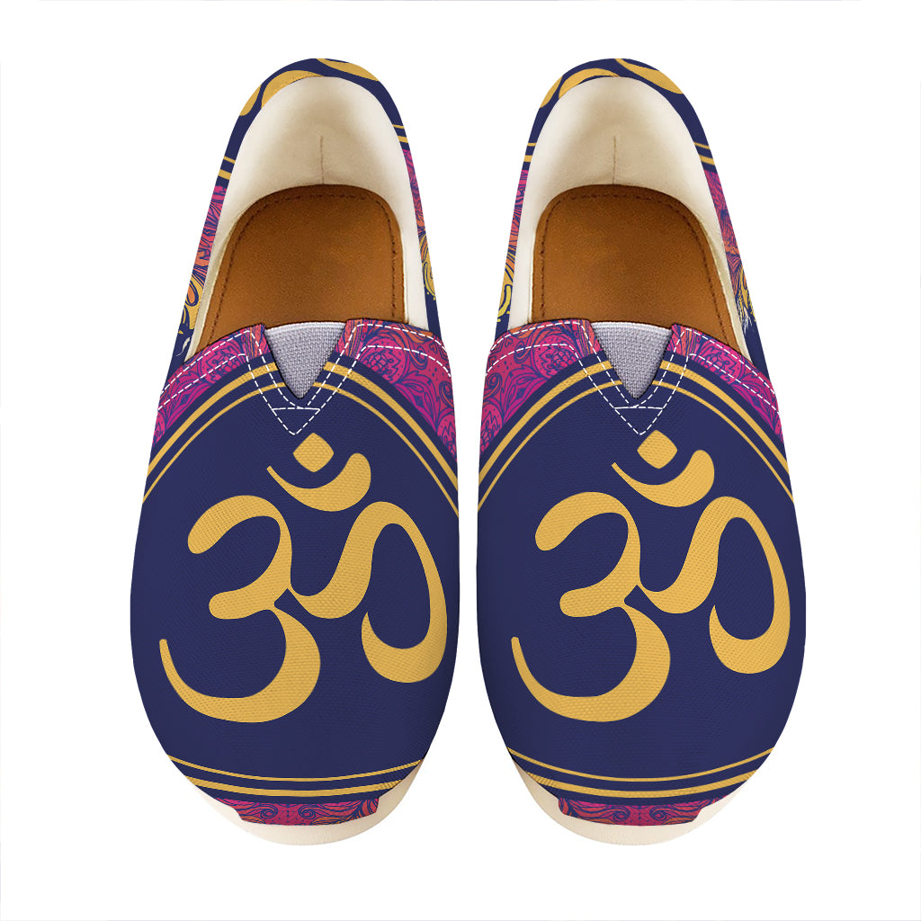 Boho Om Mandala Print Casual Shoes