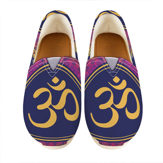 Boho Om Mandala Print Casual Shoes