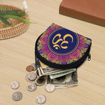 Boho Om Mandala Print Coin Purse