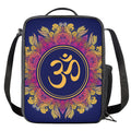 Boho Om Mandala Print Crossbody Lunch Bag