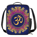 Boho Om Mandala Print Crossbody Lunch Bag