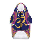 Boho Om Mandala Print Dog Zip Up Hoodie