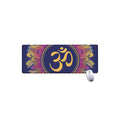 Boho Om Mandala Print Extended Mouse Pad