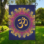 Boho Om Mandala Print Garden Flag