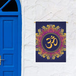 Boho Om Mandala Print Garden Flag