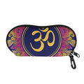 Boho Om Mandala Print Glasses Case