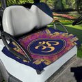 Boho Om Mandala Print Golf Cart Seat Cover