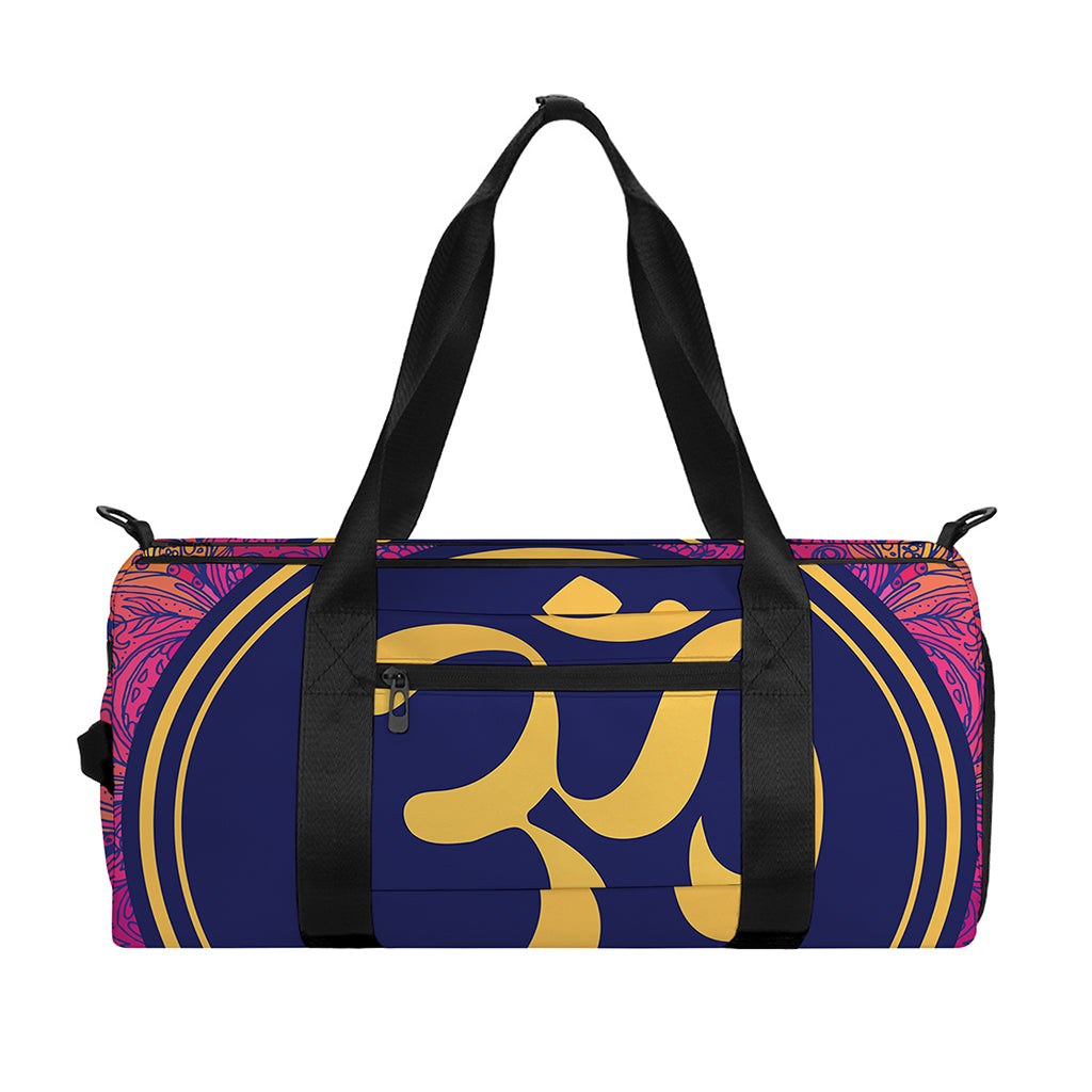 Boho Om Mandala Print Gym Bag