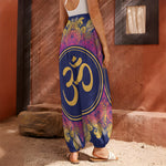 Boho Om Mandala Print Harem Pants
