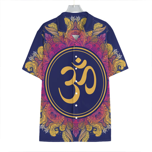 Boho Om Mandala Print Hawaiian Shirt