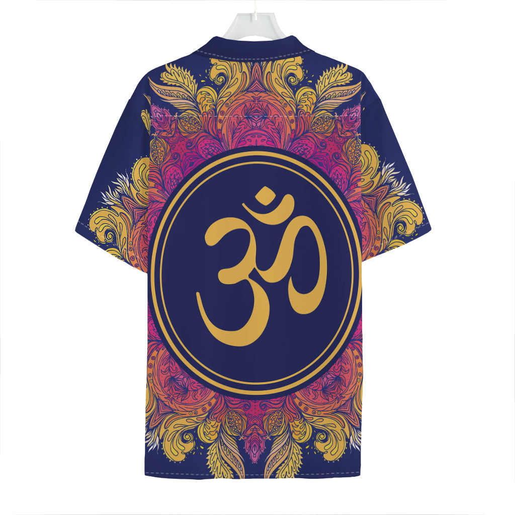 Boho Om Mandala Print Hawaiian Shirt
