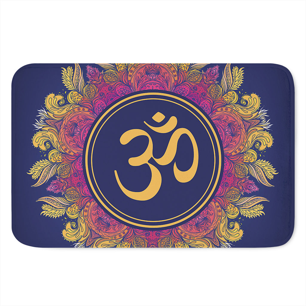 Boho Om Mandala Print Indoor Door Mat