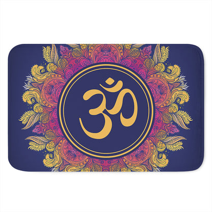 Boho Om Mandala Print Indoor Door Mat
