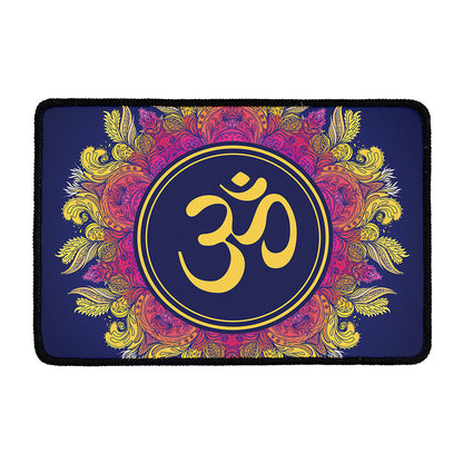 Boho Om Mandala Print Kitchen Mat