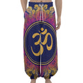 Boho Om Mandala Print Lantern Pants