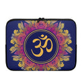 Boho Om Mandala Print Laptop Sleeve