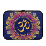 Boho Om Mandala Print Laptop Sleeve