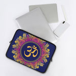 Boho Om Mandala Print Laptop Sleeve