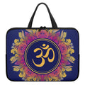 Boho Om Mandala Print Laptop Sleeve With Handle