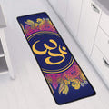 Boho Om Mandala Print Long Kitchen Mat
