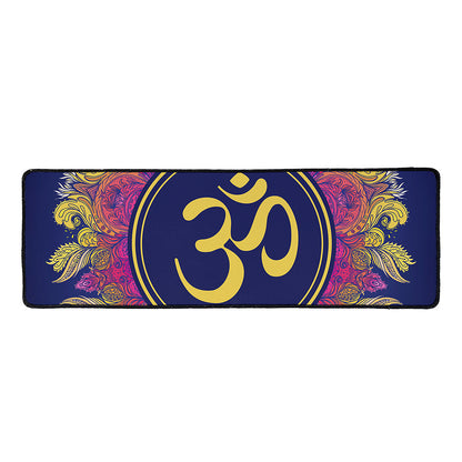 Boho Om Mandala Print Long Kitchen Mat