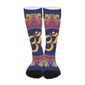 Boho Om Mandala Print Long Socks