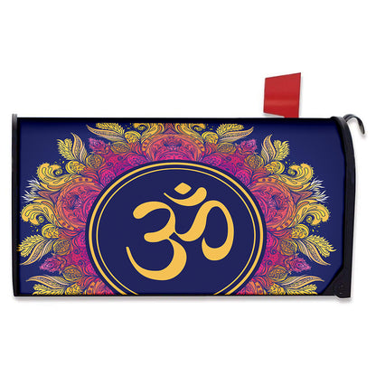 Boho Om Mandala Print Mailbox Cover