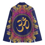 Boho Om Mandala Print Men's Blazer