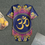Boho Om Mandala Print Men's Bodysuit