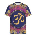 Boho Om Mandala Print Men's Sports T-Shirt